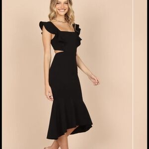 Hi lo Yvonne black dress